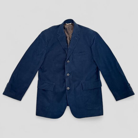 Billy Reid Men's Navy Blue Sports Coat Blazer Jacket Made In Italy 40R read desc - Picture 1 of 13